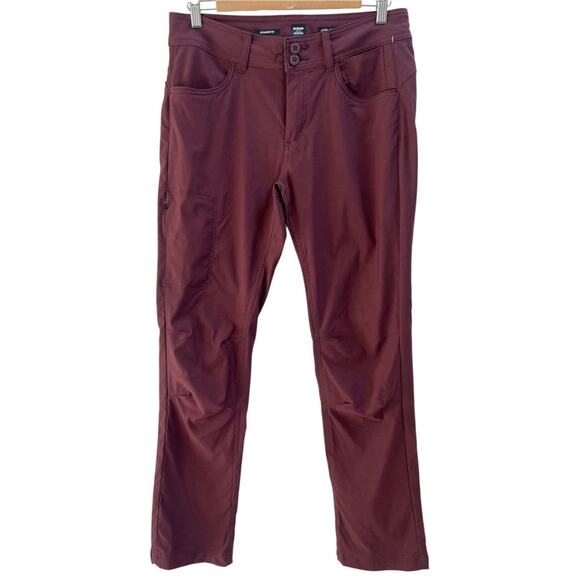Prana Halle Straight Pant II sz 8 Low Rise Bootcut Outdoor Hiking Gorpcore - Picture 1 of 10